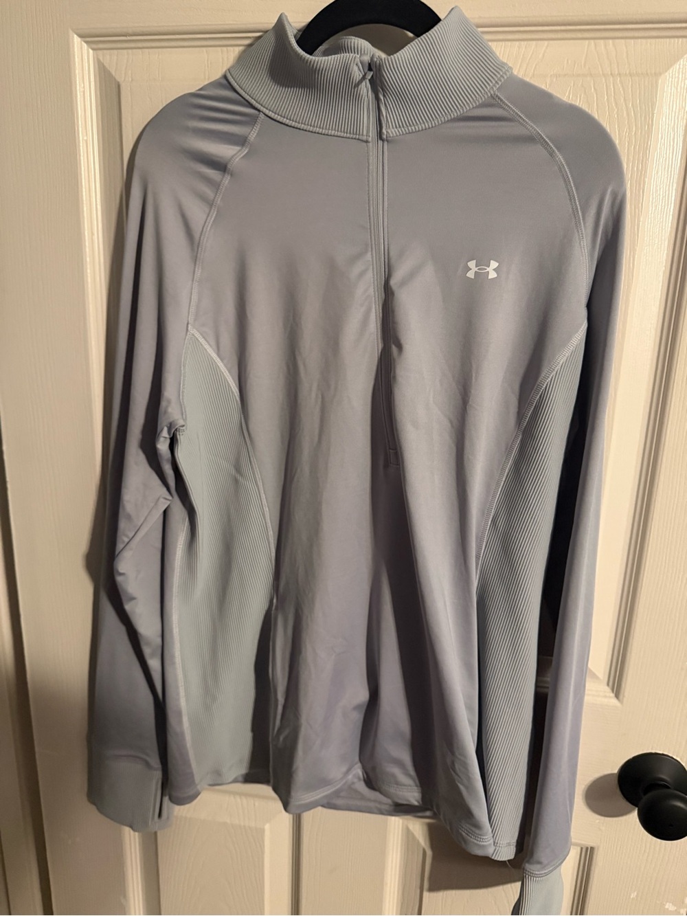 Under Armour Light Gray Women's Half-Zip Training Pullover